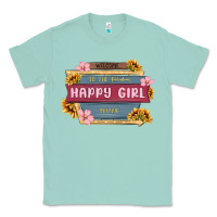 Seafoam welcome to the fabulous happy girl avenue Classic Tee - MaliasSmallBusiness