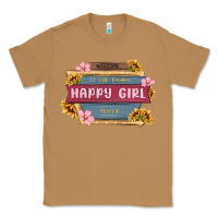 Toasted Coconut welcome to the fabulous happy girl avenue Classic Tee - MaliasSmallBusiness