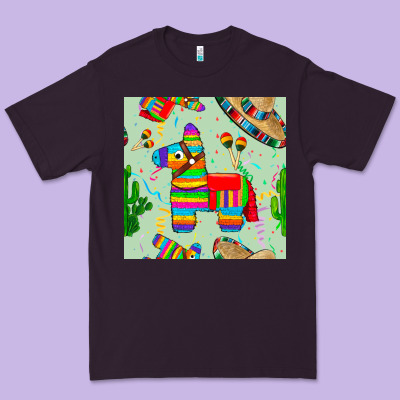 Pinata Seamless Pattern Premium Tee Designed By Bundleandbundleshop