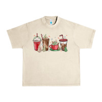 Sandshell christmas tree cake and coffee cups Urban Heavy Tee - MaliasSmallBusiness