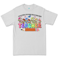 Dove Grey teacher wildflowers kopyası Premium Tee - JahusDesignShop