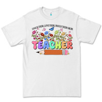 White teacher wildflowers kopyası Premium Tee - JahusDesignShop