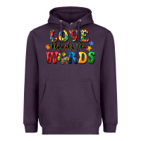Plum Love needs no words Heavyweight Hoodie - CowGirlArtShop