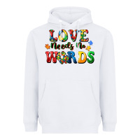 White Love needs no words Heavyweight Hoodie - CowGirlArtShop