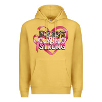 Antique Gold brave and strong cancer awareness Premium Hoodie - CowGirlArtShop