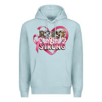 Blue Mist brave and strong cancer awareness Premium Hoodie - CowGirlArtShop