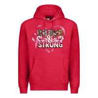 Cardinal brave and strong cancer awareness Premium Hoodie - CowGirlArtShop