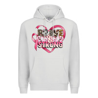Dove Grey brave and strong cancer awareness Premium Hoodie - CowGirlArtShop