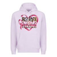 Lilac brave and strong cancer awareness Premium Hoodie - CowGirlArtShop