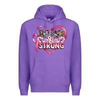 Purple brave and strong cancer awareness Premium Hoodie - CowGirlArtShop