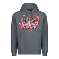 Rock brave and strong cancer awareness Premium Hoodie - CowGirlArtShop