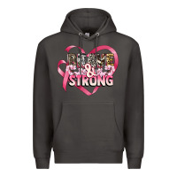 Smoke brave and strong cancer awareness Premium Hoodie - CowGirlArtShop