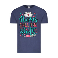 Vintage Denim nurses call the shots Vintage Tee - NancyCooperArtShop
