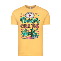 Vintage Mustard nurses call the shots Vintage Tee - NancyCooperArtShop