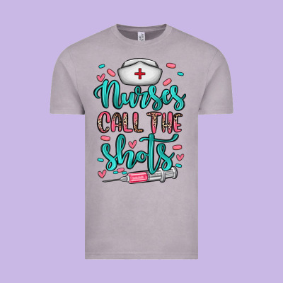 Nurses Call The Shots Vintage Tee Designed By Nancycooperartshop