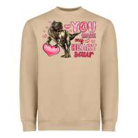 Mushroom you make my heart saur Heavyweight Sweatshirt - LillyAllenDesigns