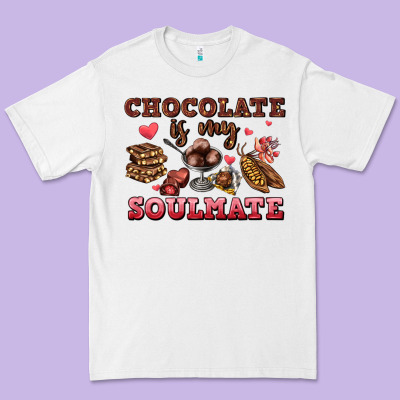 Chocolate Is My Soulmate Premium Tee Designed By Adodesignshop