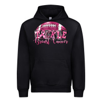 Black Tickle Breast Cancer Football Urban Hoodie - FaDigitalArtStudio
