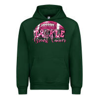 Forest Green Tickle Breast Cancer Football Urban Hoodie - FaDigitalArtStudio
