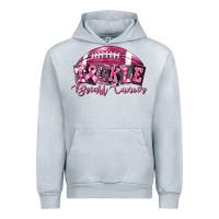 Heather Grey Tickle Breast Cancer Football Urban Hoodie - FaDigitalArtStudio