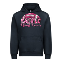 Navy Tickle Breast Cancer Football Urban Hoodie - FaDigitalArtStudio
