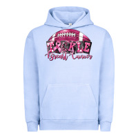 Pigment Grape Ice Tickle Breast Cancer Football Urban Hoodie - FaDigitalArtStudio