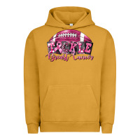 Pigment Peanut Butter Tickle Breast Cancer Football Urban Hoodie - FaDigitalArtStudio