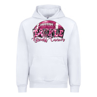 White Tickle Breast Cancer Football Urban Hoodie - FaDigitalArtStudio