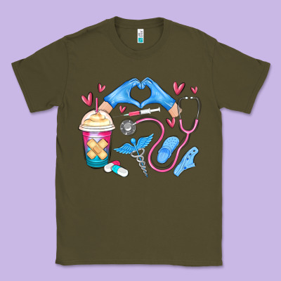 Nurse Life Classic Tee Designed By Maliassmallbusiness