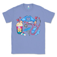 Colony Blue nurse life Classic Tee - MaliasSmallBusiness