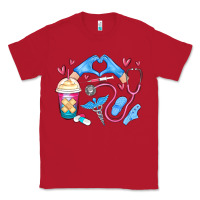 Red nurse life Classic Tee - MaliasSmallBusiness