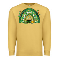 Antique Gold St. Patrick's rainbow Premium Sweatshirt - CowGirlArtShop