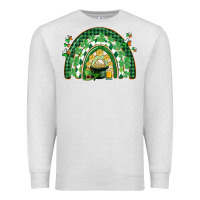 Oatmeal Heather St. Patrick's rainbow Premium Sweatshirt - CowGirlArtShop