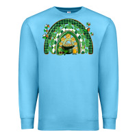 Ocean Blue St. Patrick's rainbow Premium Sweatshirt - CowGirlArtShop