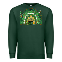 Sports Green St. Patrick's rainbow Premium Sweatshirt - CowGirlArtShop