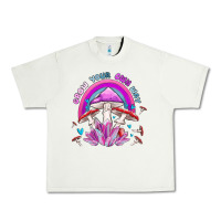 Pistachio grow your own way crystal and mushroom Urban Heavy Tee - MaliasSmallBusiness