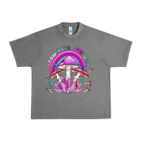 Tornado grow your own way crystal and mushroom Urban Heavy Tee - MaliasSmallBusiness