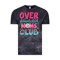 Cloud Black over stimulated moms club Vintage Tee - NancyCooperArtShop