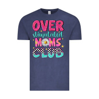 Vintage Denim over stimulated moms club Vintage Tee - NancyCooperArtShop