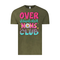Vintage Olive over stimulated moms club Vintage Tee - NancyCooperArtShop