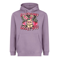Lavender Somebunny loves you Easter Day Heavyweight Hoodie - CowGirlArtShop