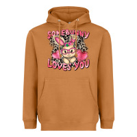 Meerkat Somebunny loves you Easter Day Heavyweight Hoodie - CowGirlArtShop