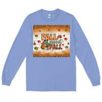 Colony Blue fall sweet fall tumbler Long Sleeve Tee - BundleAndBundleShop