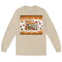 Mushroom fall sweet fall tumbler Long Sleeve Tee - BundleAndBundleShop