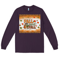 Plum fall sweet fall tumbler Long Sleeve Tee - BundleAndBundleShop