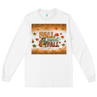 White fall sweet fall tumbler Long Sleeve Tee - BundleAndBundleShop