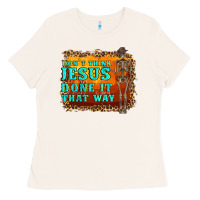 Don't Jesus Done It That Way Western Skeleton Ladies Tee | Teevron