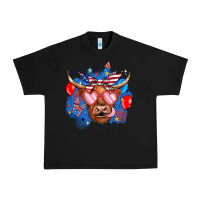 Black western america cow Urban Heavy Tee - JahusDesignShop