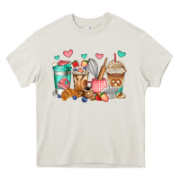 Cream baking coffee cups Heavy Core Tee - Jasminsmagicworld