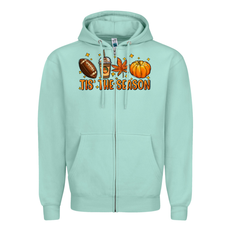 Tis' The Season Zipper Hoodie by NancyCooperArtShop | Teevron